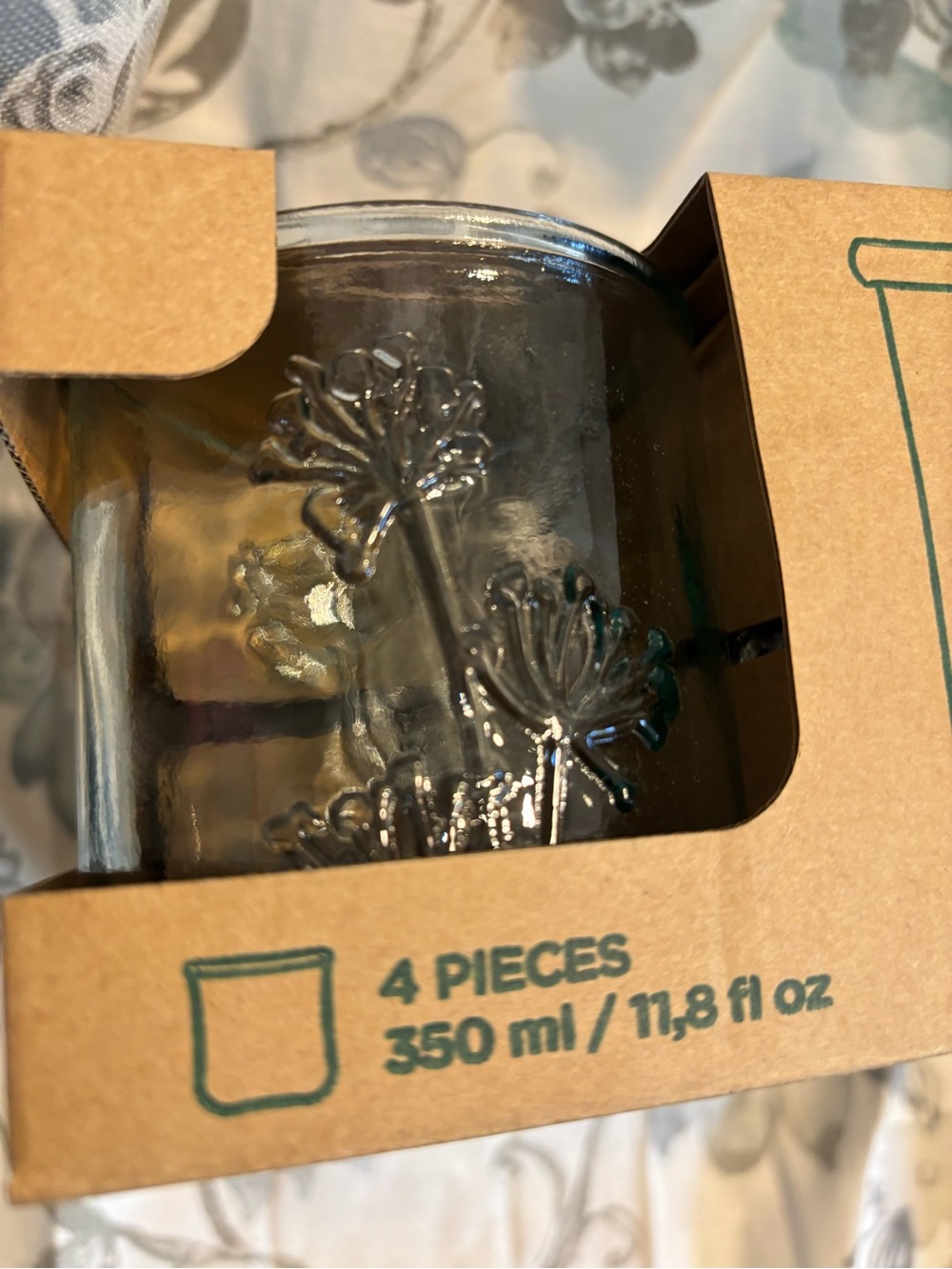 San Miguel Recycled glasses. 4 count - Picture 5 of 5